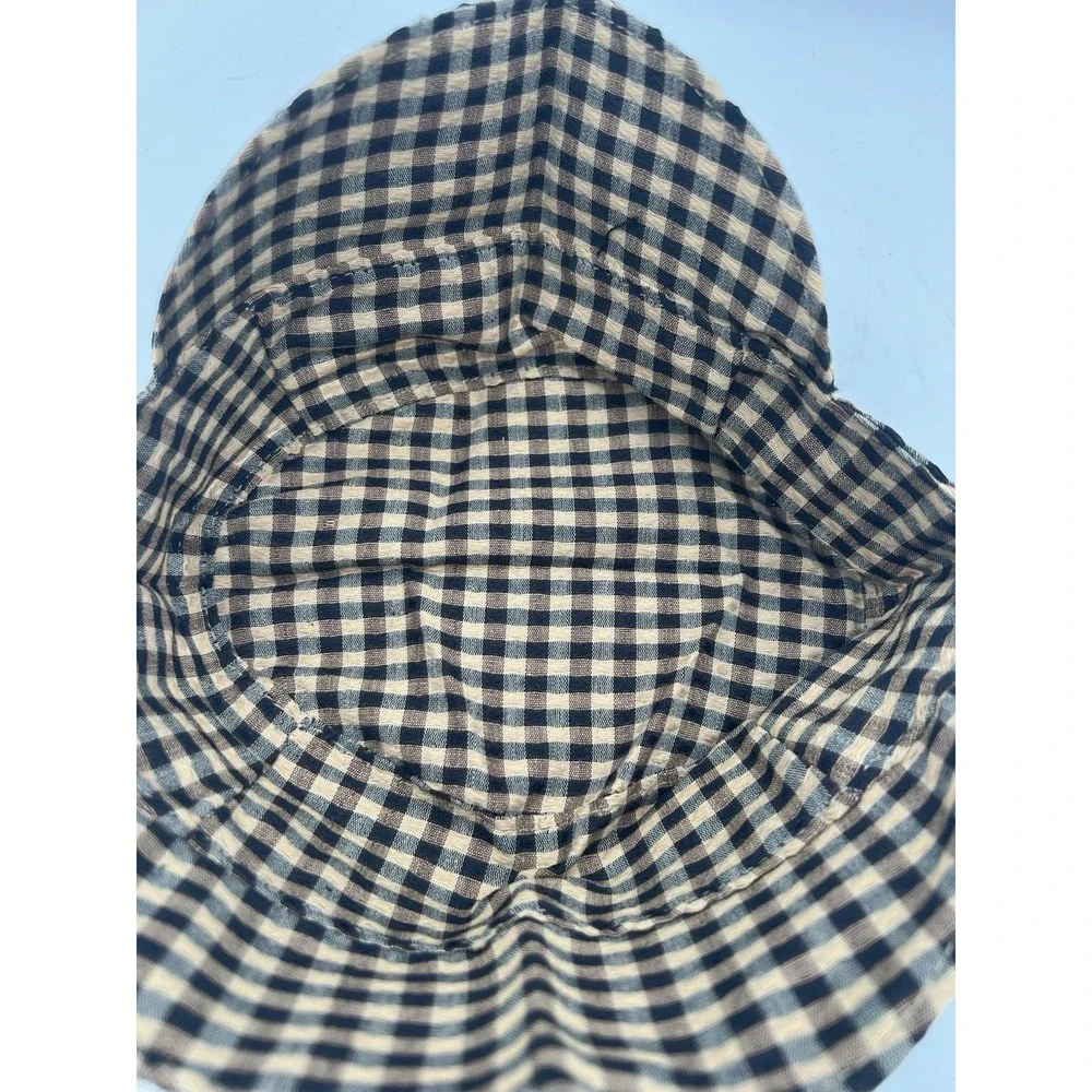 🧺 Longaberger Small‎ Crescent Basket Liner – Khaki Check – NIP (New in Package)